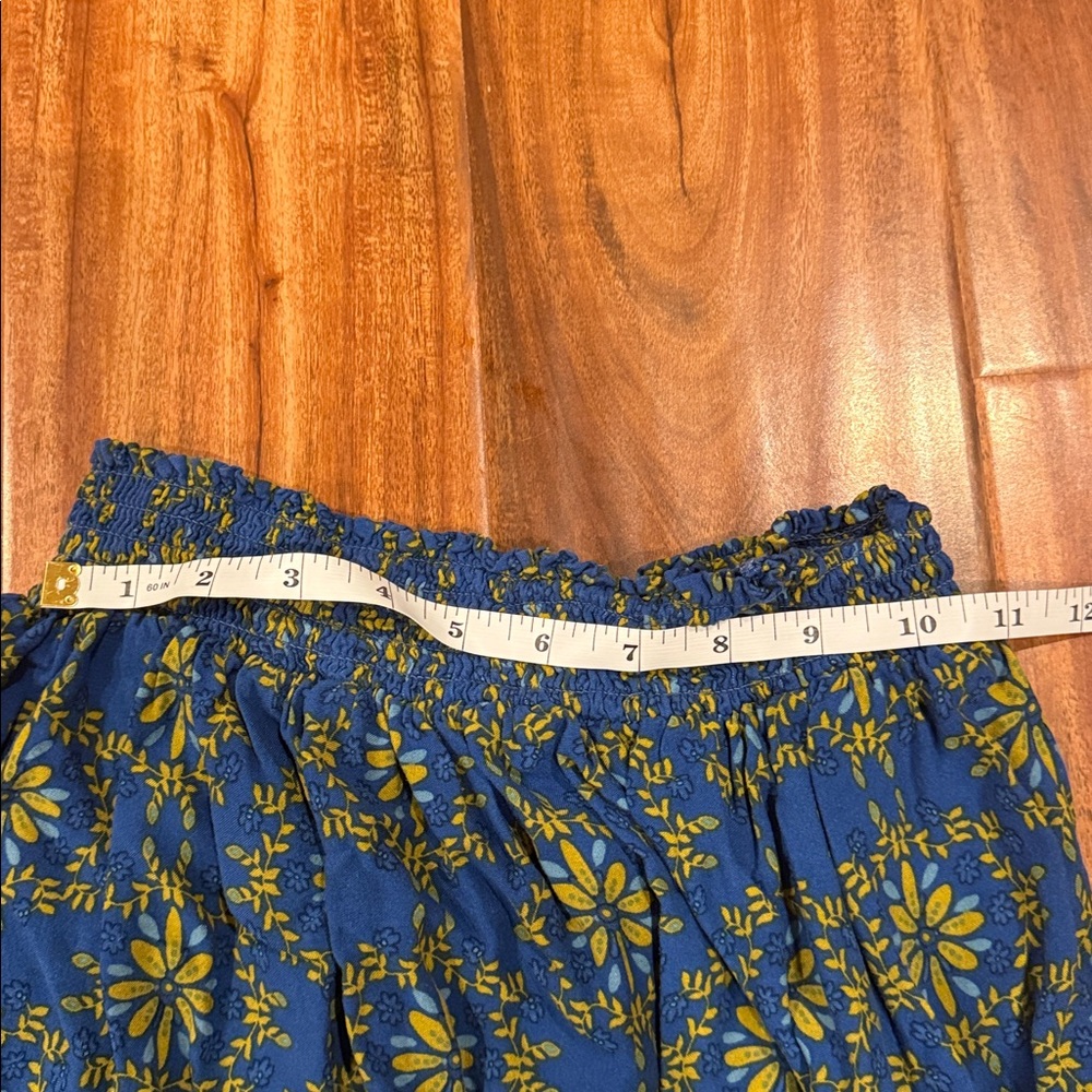 NATURAL LIFE Blue and Yellow Floral Maxi Skirt - Picture 3 of 7